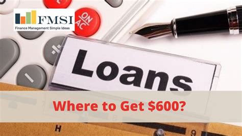 How To Get A 600 Dollar Loan